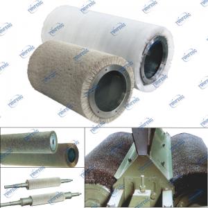 Aangepaste Nylon staaldraad messing draad schurende borstel rollen