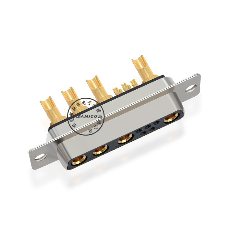 grotere stroom vrouwelijke 180 graden 9W4 d subconnector voor soldeer type