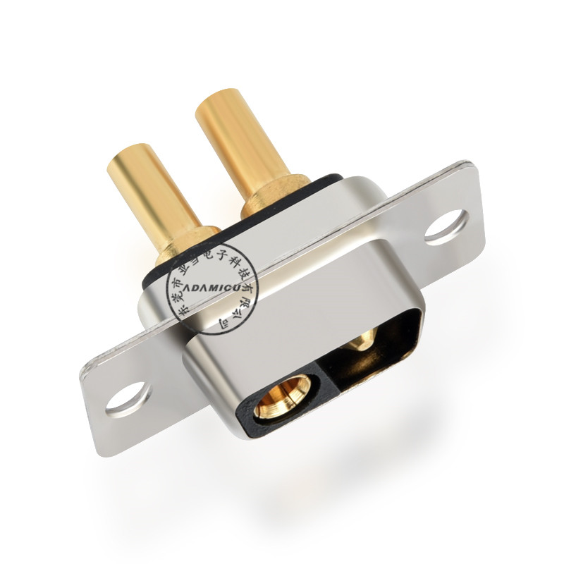 Grotere huidige vrouwelijke 180 graden 2W2 D subconnector voor soldeertype