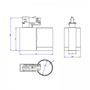 7W-50W UL-gecertificeerde track dimbare led spot verlichting wit indoor armatuur