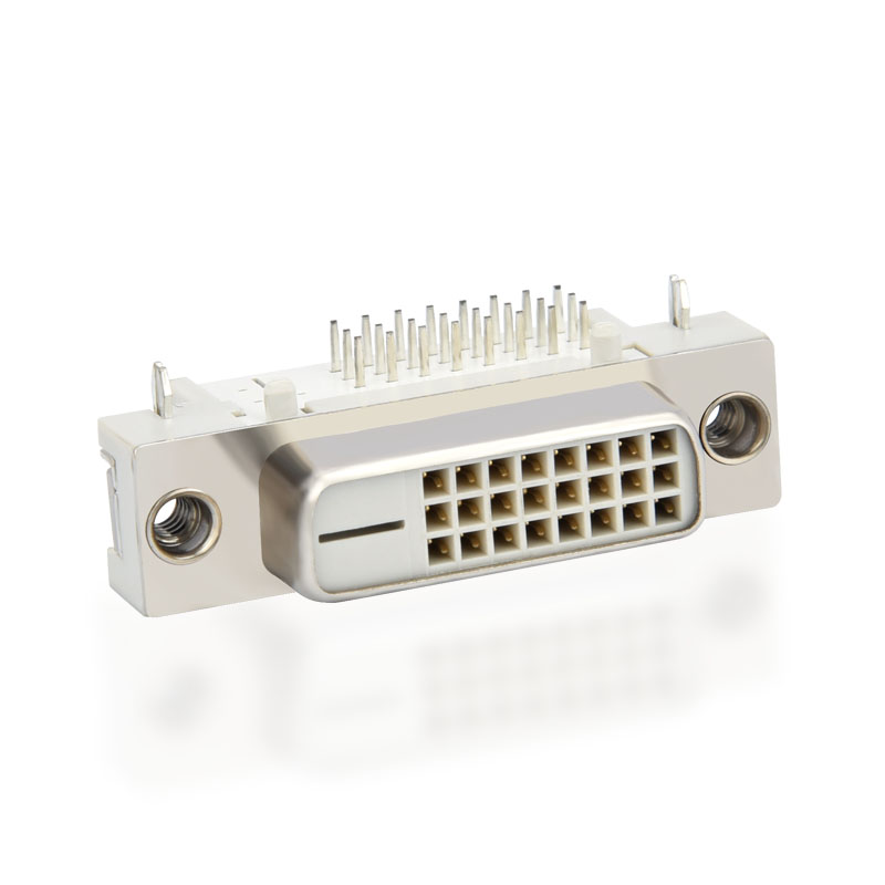 hete verkopende 25 Pin DVI 90 graden connector voor China leverancier