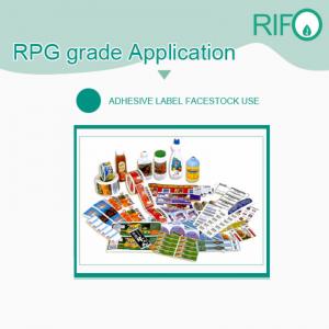 Waterdichte stickers Etiketten Synthetisch wit BOPP-materiaal met MSDS RoHS