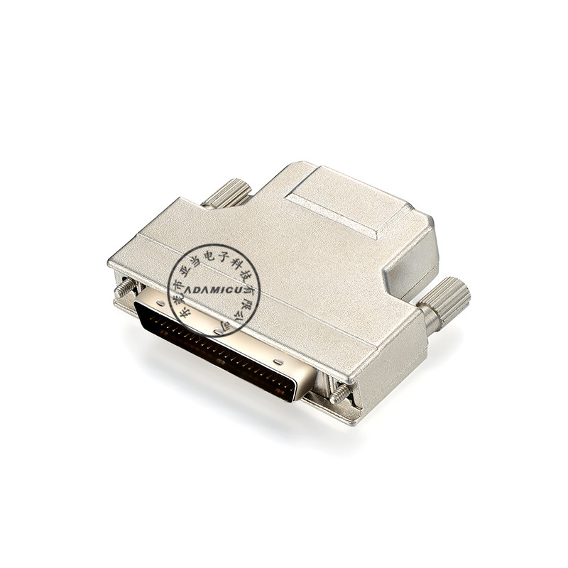 Hete verkoop soldeer SCSI HPCN 50-pins connector met ijzeren schaal en schroeven