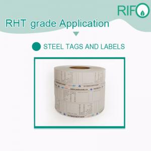 Goedkope groothandel thermische papierrol, huisdierstaallabel op hoge temperatuur