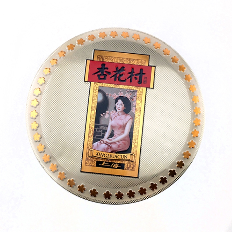 Traditionele hete verkopende ronde mooncake blikken doos