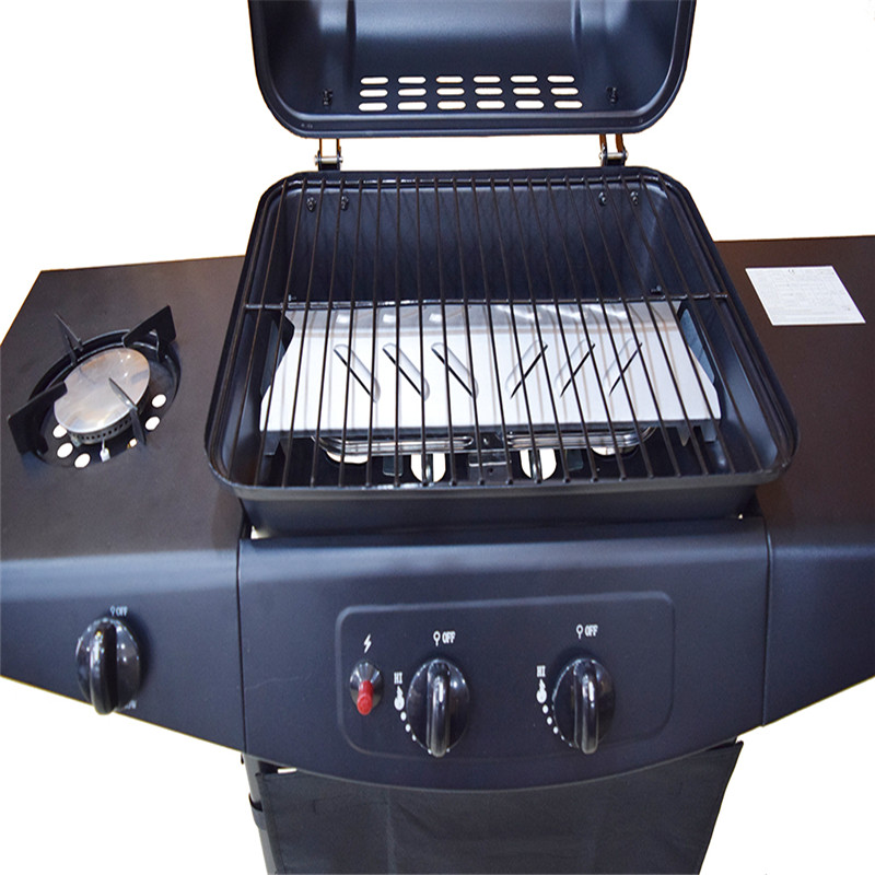 CE-keuring trolley eenvoudige outdoor LGP gas bbq grill