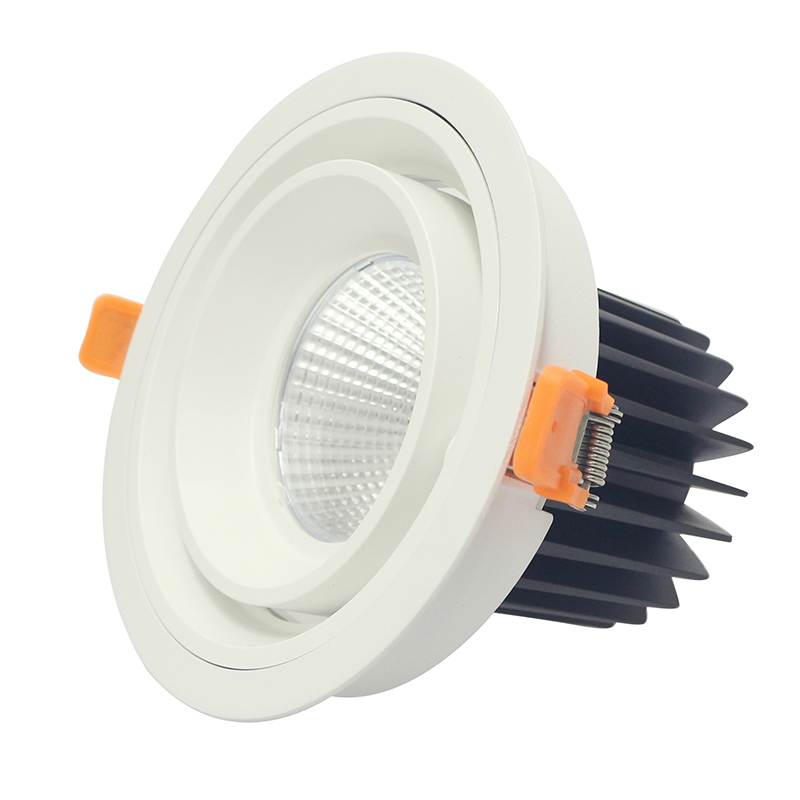 LED-plafondlamp in ronde en vierkante vorm COB 20W 30W inbouwspot LED-plafondmontagelamp