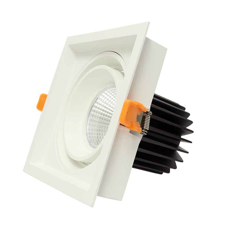 LED-plafondlamp in ronde en vierkante vorm COB 20W 30W inbouwspot LED-plafondmontagelamp