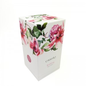 Aangepast reliëf heet stempelen logo kartonnen geschenkdoos