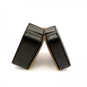 Juwelendoos met rits van imitatieleer