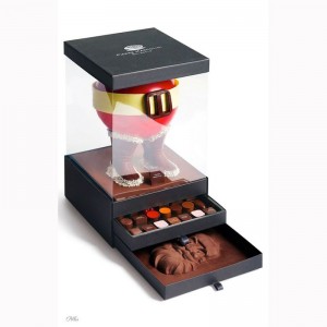 Aangepaste vorm PVC venster handgemaakte geschenkdoos