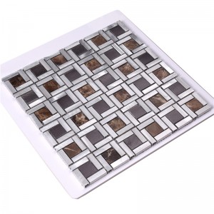 Decor Marmeren buitenmuurbekleding Mozaïektegel