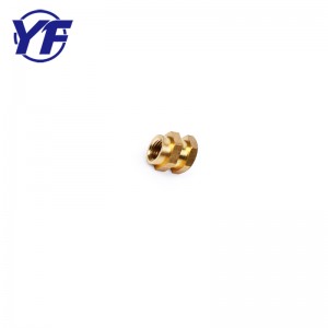 Beste kwaliteit op maat CNC verspanen deel Hex hoofd schroefmoer met goedkope prijs