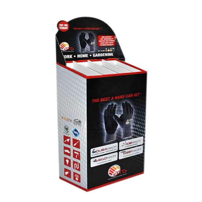 2018 draagbare POS-kartonnen vloerstandaard, promotioneel product Pop-kartonnen standaard