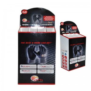 2018 draagbare POS-kartonnen vloerstandaard, promotioneel product Pop-kartonnen standaard