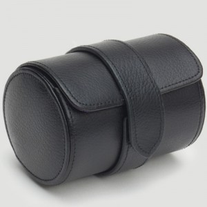 Reistas met enkele horlogekast - zwart kiezel