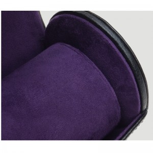 Reistas met enkele horlogekast - zwart kiezel