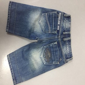 jeans met rechte pijpen voor kinderen denim WSG003