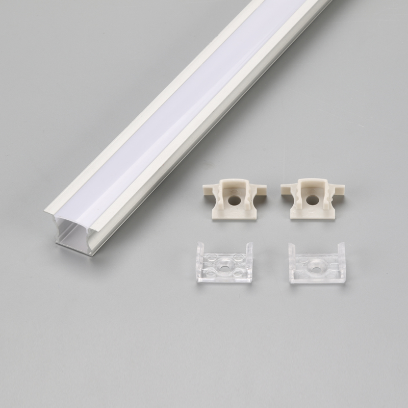 Flexibele LED strip aluminium koellichaam aluminium profiel voor kast aangepaste LED profiel groothandel