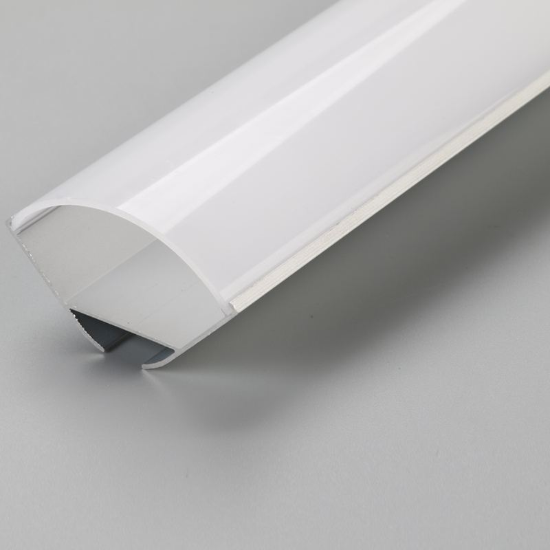 LED-strip aluminium geëxtrudeerde driehoeksvorm met doorzichtige of diffusorafdekking