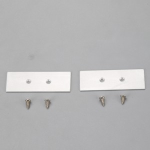 Twee zijverlichting aluminium LED-profielen voor flex LED, LED-profiel aluminium 2 zijverlichting voor LED-bandlampen