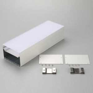 Groot koellichaam 6060 T5 aluminium lineaire licht LED-profielen voor LED-strip