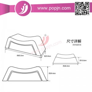 2018 NIEUWE opvouwbare golfkartonnen kattenkrabber