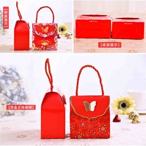 Op maat gemaakte luxe papieren cadeauzakje