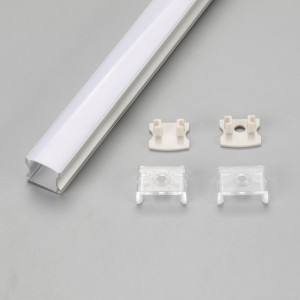 Structurele aluminium extrusie van 3 mm dikte voor flexibele of harde LED-strip