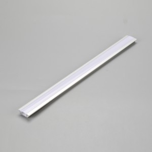 Aluminium extrusie LED-profiel voor verzonken lineaire lichtbehuizing met melkachtige / matte diffuser