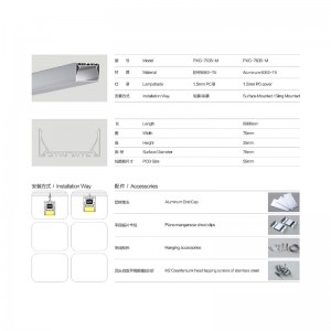 Heet verkoop geëxtrudeerde aluminium profielen met LED-striplicht U en V-vorm