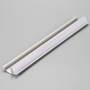 Hoek PC-afdekking aluminium profiel LED-strip voor flexibele LED-lichtstrip diffuser