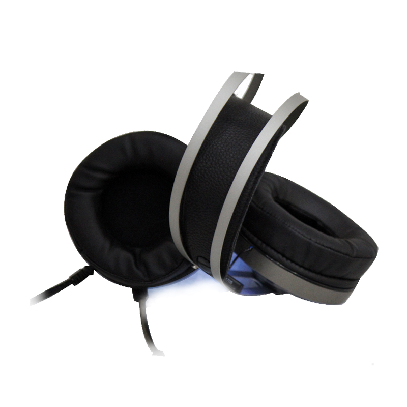 Lange gebogen microfoon gaming-headset of hoofdtelefoon over het oor voor iPhone, Mac, pc, laptop, PS4, Xbox One