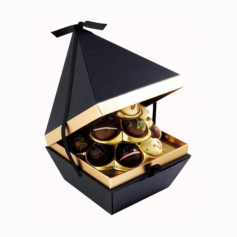 China Wholesale mooi design aantrekkelijke chocolade verpakking papier geschenkdoos