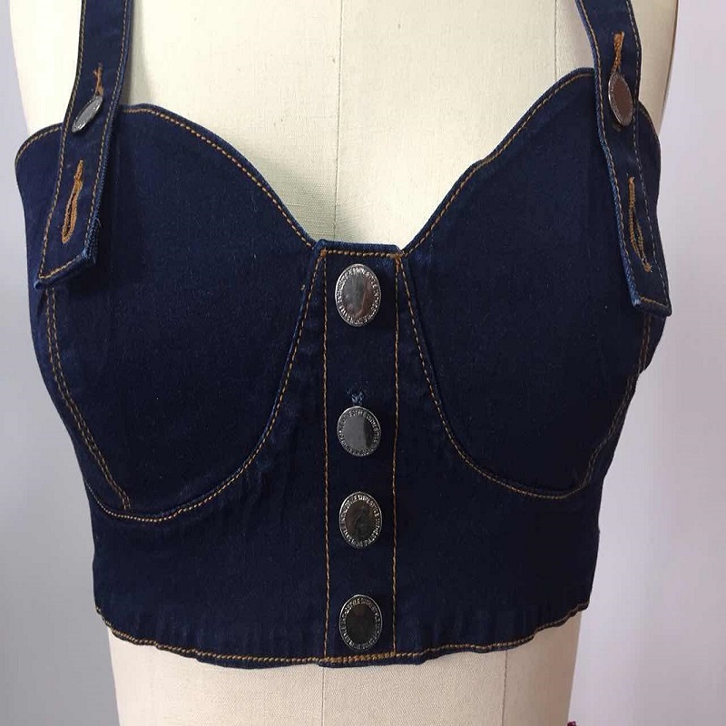 Dames denim bralet WS321