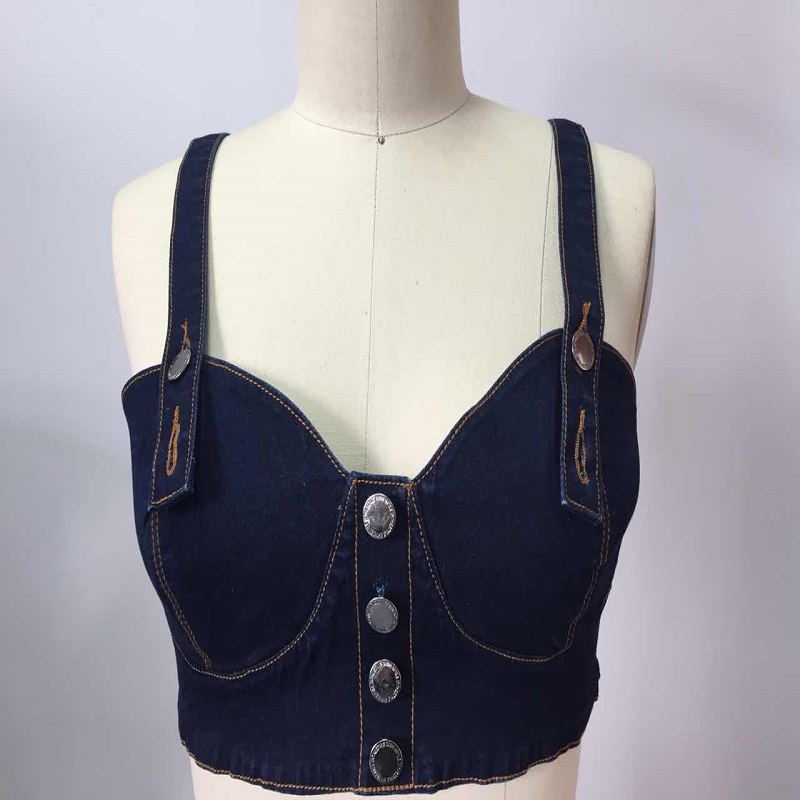 Dames denim bralet WS321