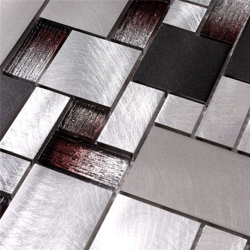 Aluminium gelaagd glas kleurvariatie mozaïektegel