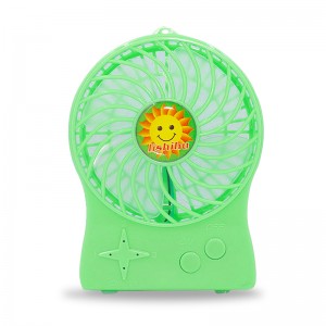 Draagbare draagbare elektrische tafel Mini USB-ventilator Oplaadbaar voor de zomer