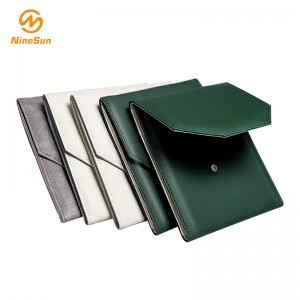 Multicolor luxe PU lederen ketting, parelmap