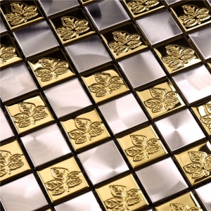 HSW-18020 Embossing Colour Mixture 4d Mozaïektegel Woonkamer