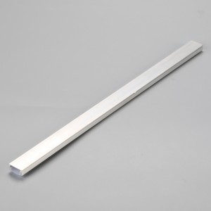 Zilver 2m lang aluminium ledstrip lichtprofiel