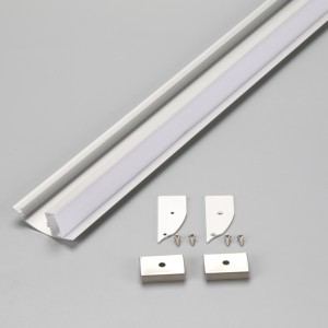 Wand LED aluminium profiel voor wandwasmachine verlichting / voetlicht / trapverlichting