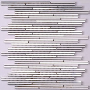 Duurzaamheid Aluminium mozaïektegel voor thuisfrontontwerp HLC52