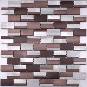 Galvaniseren Glasmix Aluminium Mozaïektegel HLC31