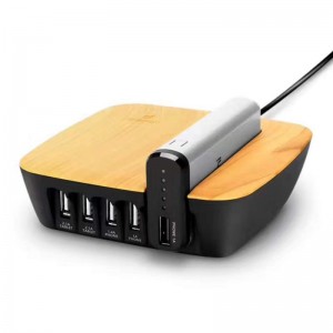 KPS-5401PB Oplaadstation met vier poorten \u0026 4000 mAh Powerbank