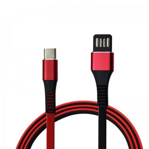 KPS-6401CB plat Dubbele kleuren omkeerbare USB-kabel