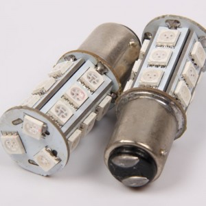 1157 bay15d p21 / 5w 18smd 5050 led remlicht