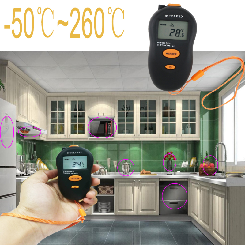 Draagbaar Veilig Conevinetive Draadloze Infraroodthermometer Multi realtime bewakingstemperatuurthermometer