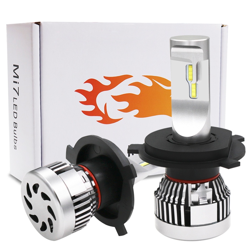 60 W 6000LM super heldere auto h4 high power led-koplamp bollen h4 p43t / p45t led-koplampen