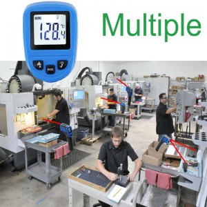 Verkrijgen van nationaal goedkeuringscertificaat CE ROHS FDA SGS FCC Industriële infraroodthermometer Garantietijd 1 jaar